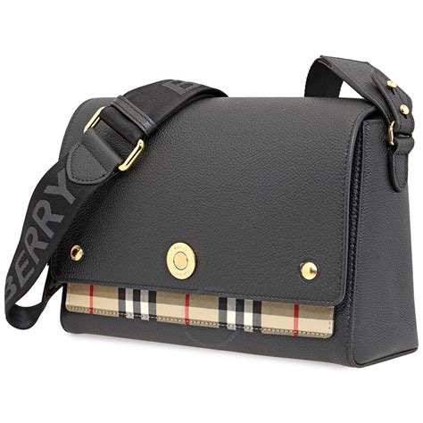 burberry crossbody strap replacement|Leather crossbody bag Burberry Black in Leather .